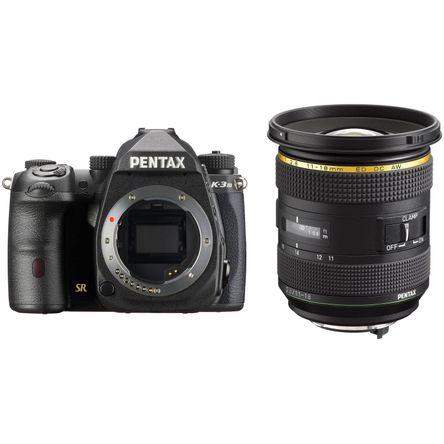 Cámara Dslr Pentax K 3 Mark Iii con Kit de Lentes 11 18Mm F 2.8 Negro