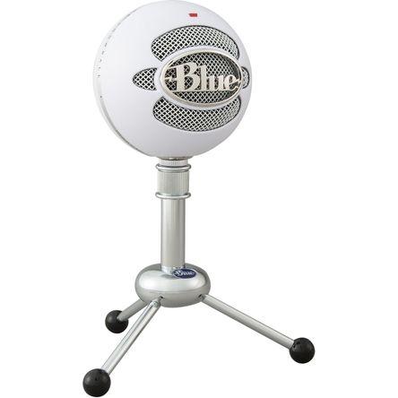 Micrófono de Condensador Usb Blue Snowball con Paquete de Accesorios Blanco