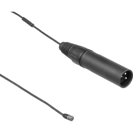 Micrófono Lavalier Omnidireccional Subminiatura Sennheiser Mke 2 Gold Series con Conector Xlr Negro