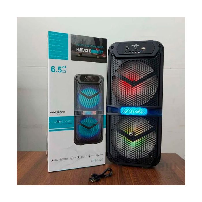 Bocina con Bluetooth del Tipo GTS-1620 Portatil Negro | Promart.pe - Promart