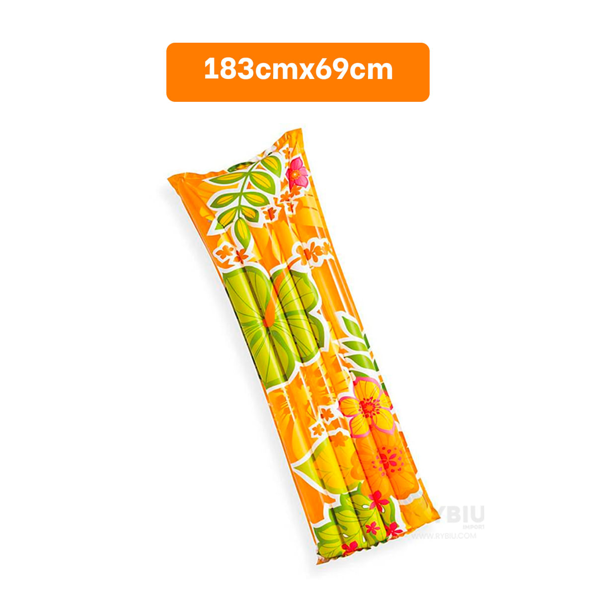 Diversion en Familia con Colchoneta Inflable Anaranjada