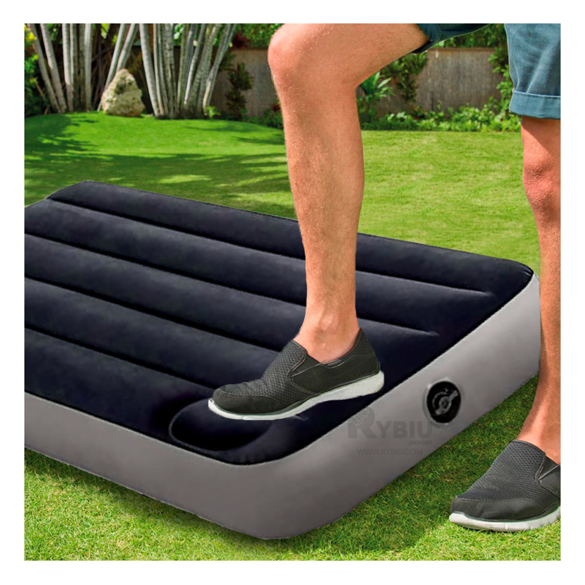 Colchoneta Inflable Original Vinilo 1 Plaza