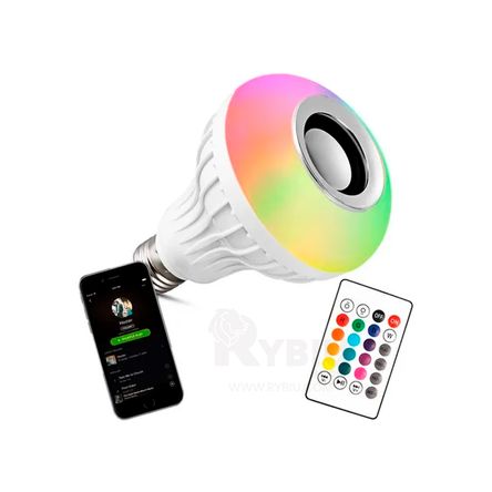 Foco LED con Altavoz de Calidad y Conexion Bluetooth