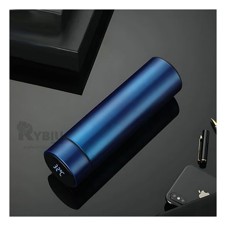 Termo Digital Azul con Filtro de Te Termo Digital Azul con Filtro de Te