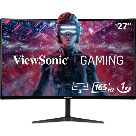 ViewSonic 27" 16:9 Monitor curvo para juegos VA VIEWSONIC