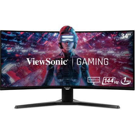 ViewSonic VX3418-2KPC Monitor curvo para juegos VA de 34" 21:9