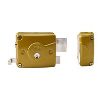 Cerradura de Sobreponer Yale 800 Max Derecha Acero Oro
