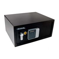 Caja Fuerte Yale Hotelera básica Acero Negro