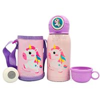 Termo Kawai Con Luz 500 ml Lila