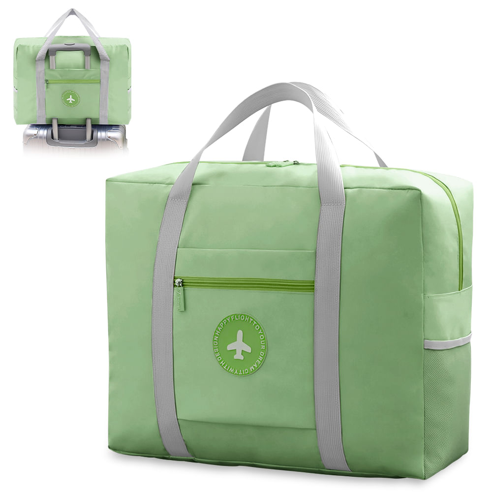 Bolso de Viaje Deportivo Gimnasio Playero Cartera Impermeable Y21 Verde