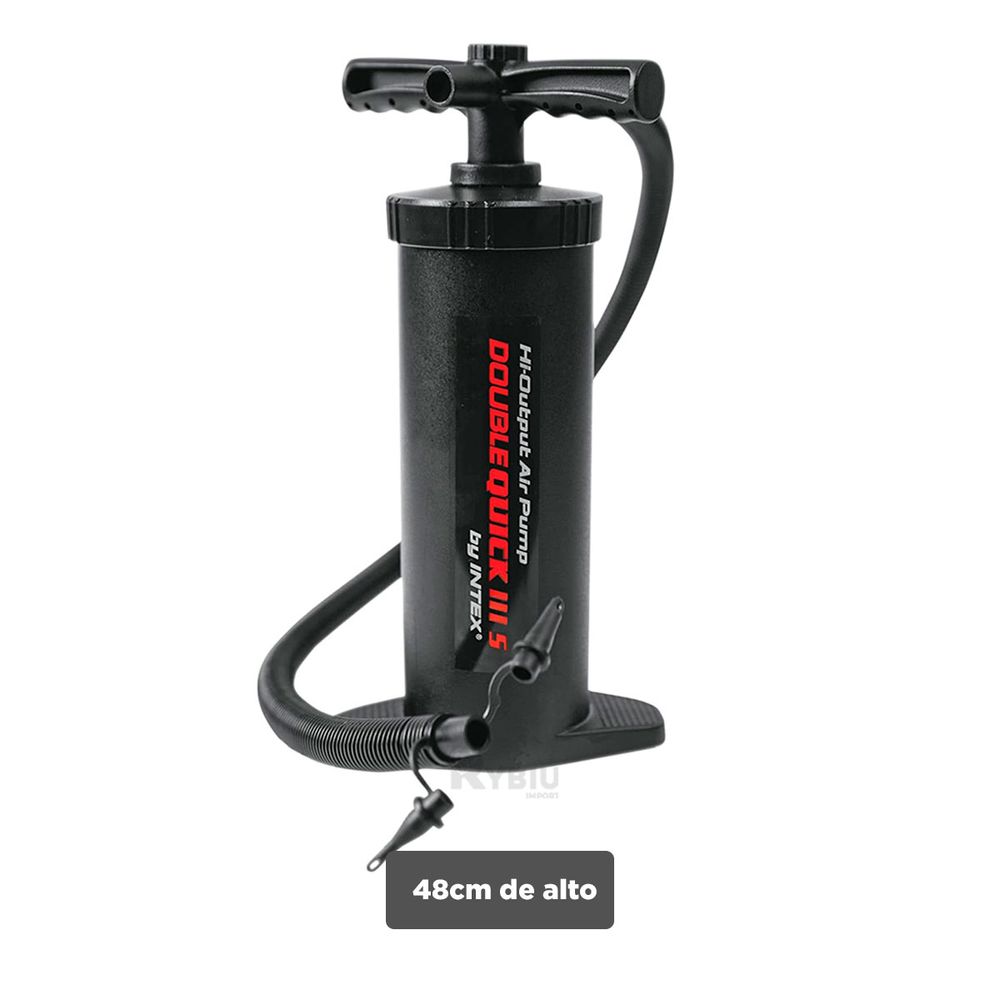 Inflador de Mano Color Negro para Cama Flotador Inflador de Mano Color Negro para Cama Flotador