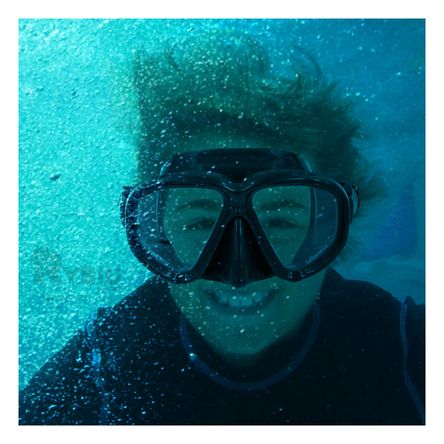 Mascara de Buceo Impermeable Color Negro Mascara de Buceo Impermeable Color Negro