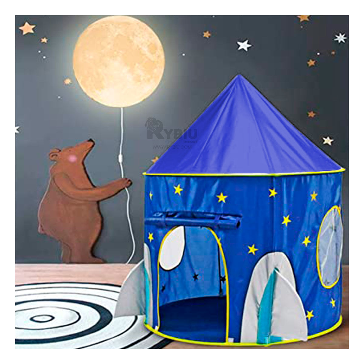 Kit de Carpa de Alta Calidad Azul Infantil