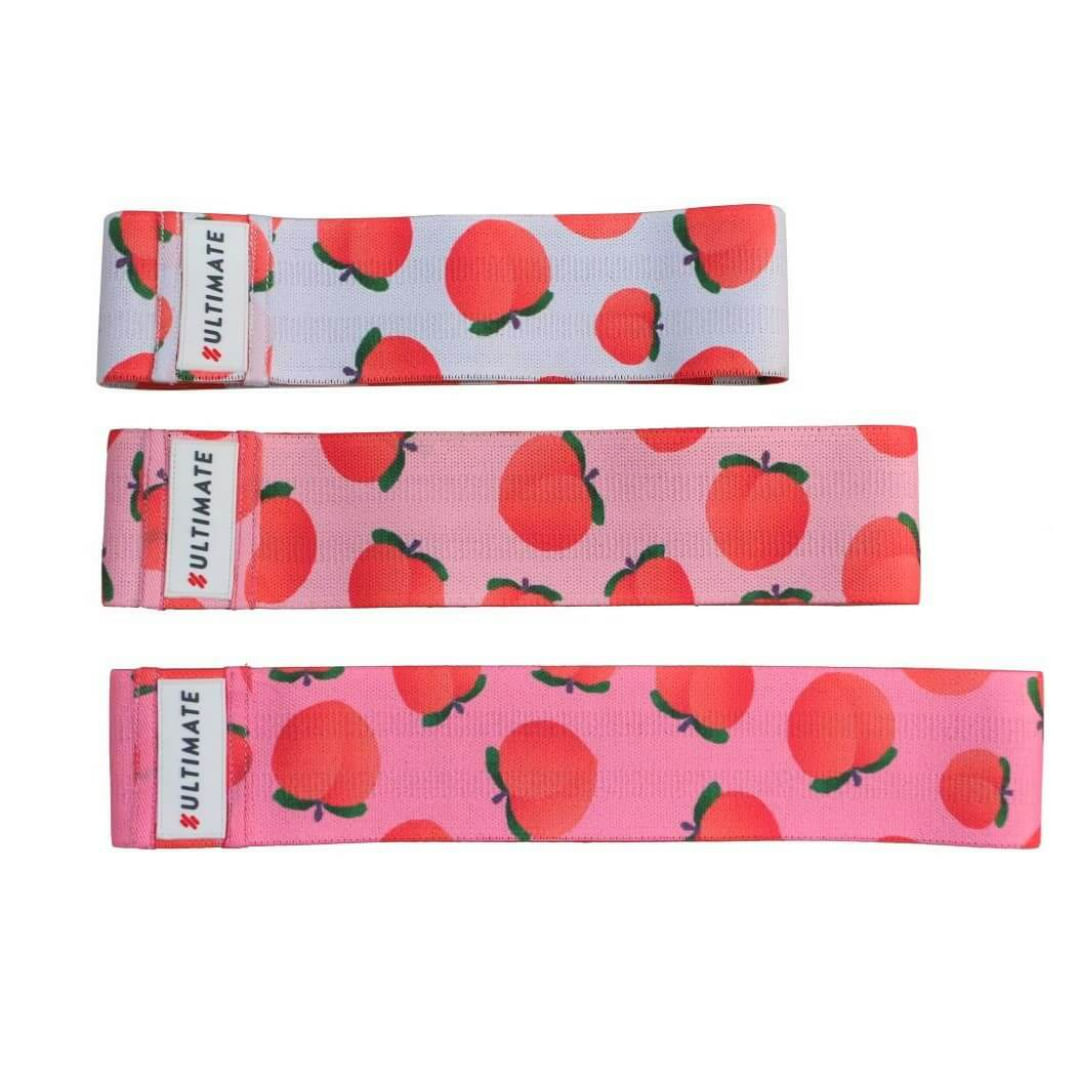 Pack 3 Hip Loop Peach – Banda Elástica Glute Booty Limited Edition