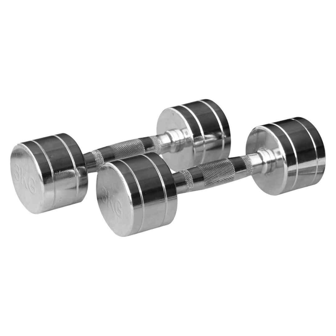 Mancuernas Cromadas 3 kg (Par)