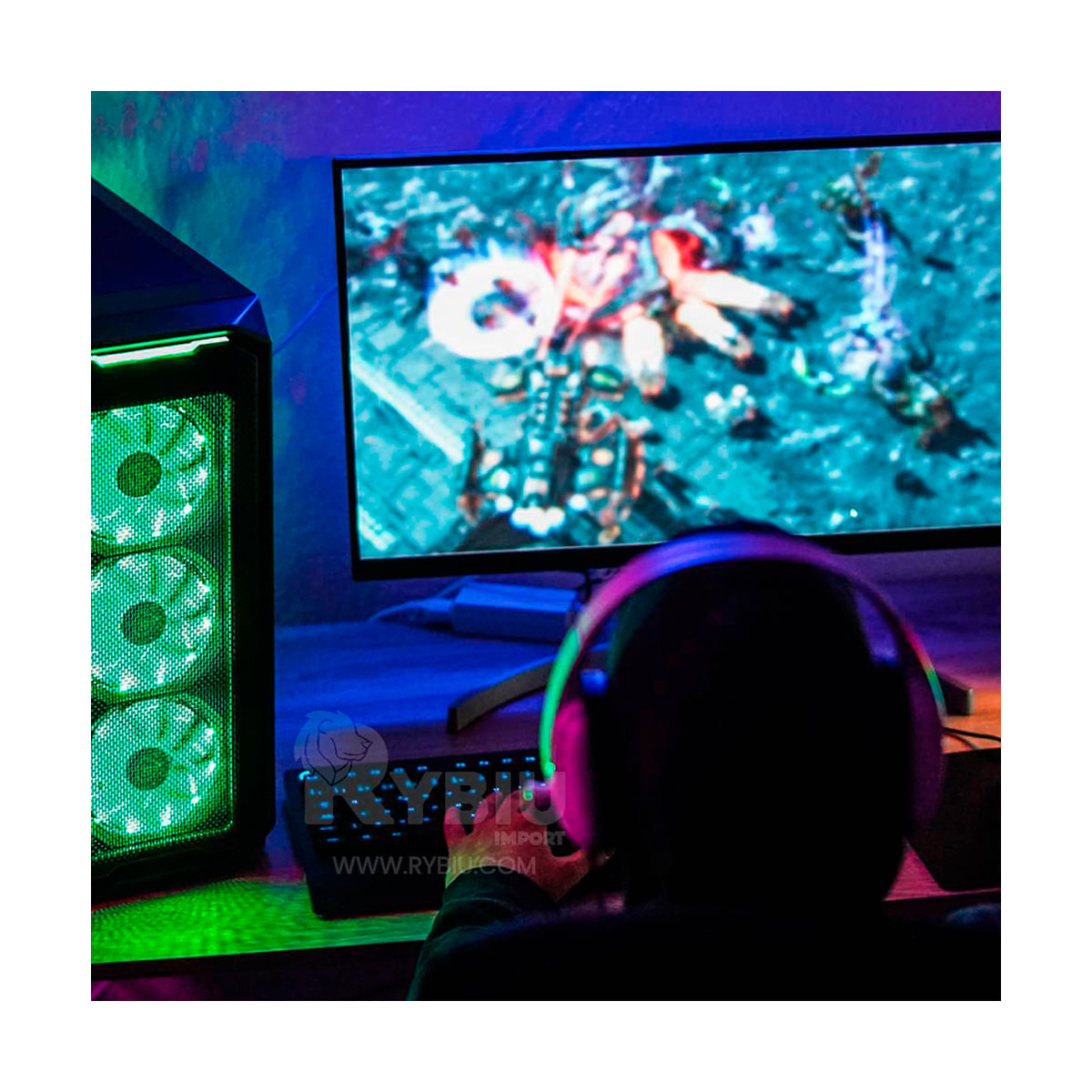 Combo Gamer 4 en 1 con Piezas de Alta Calidad