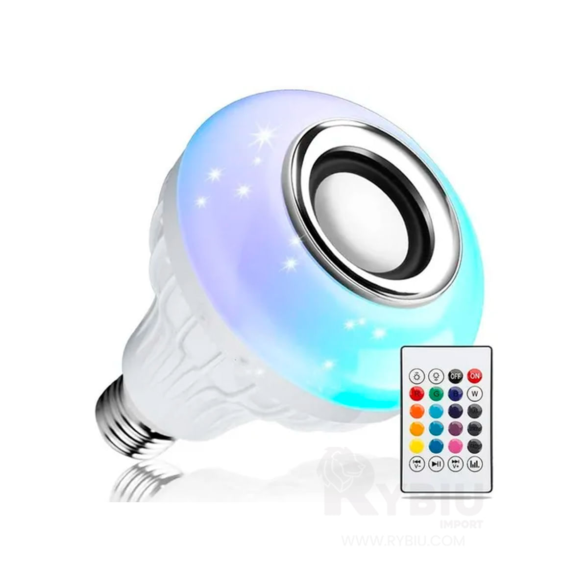 Altavoz Inalambrico con Foco LED de Colores Aleatorio