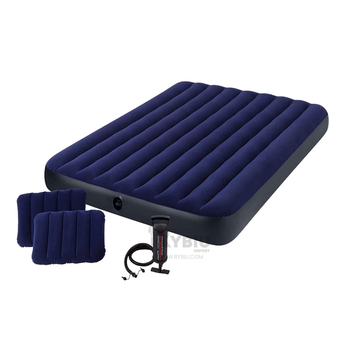 Colchon Inflable Queen de Color Azul