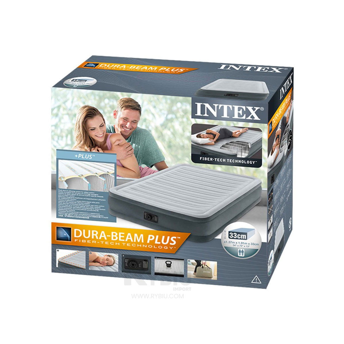 Intex Colchon Cama de Superficie Confortable