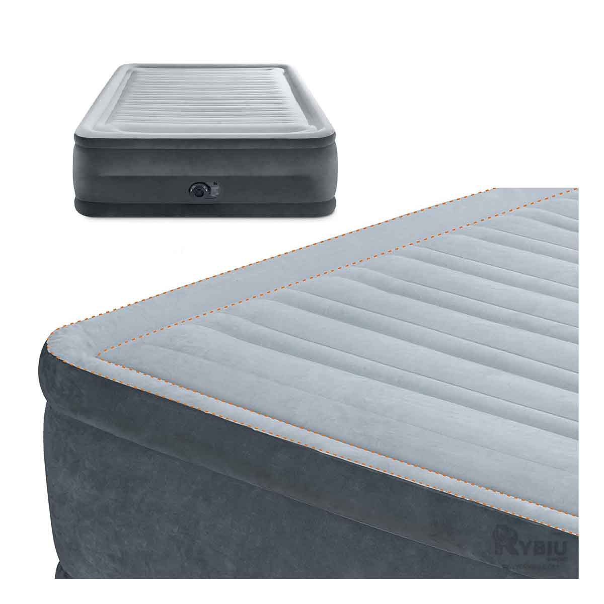 Cama Colchon  Gris de Gran Resistencia