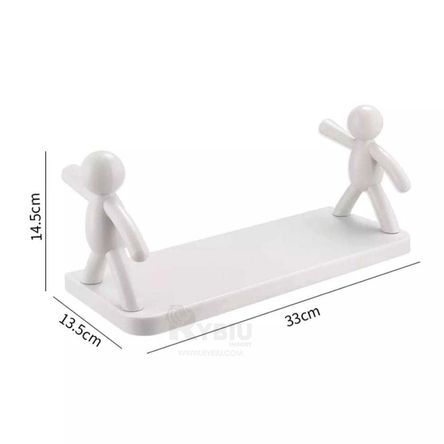 Estante para Organizador Humanoide de Tono Blanco Estante para Organizador Humanoide de Tono Blanco
