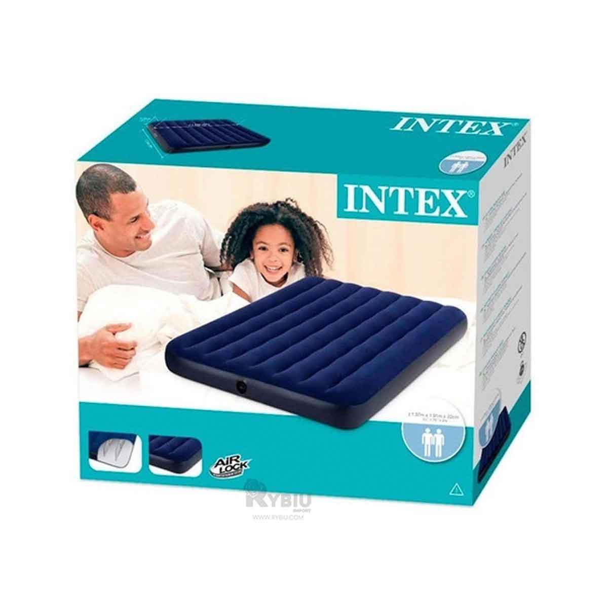 Cama de Aire 2 Plazas para 2 con Soporte Firme