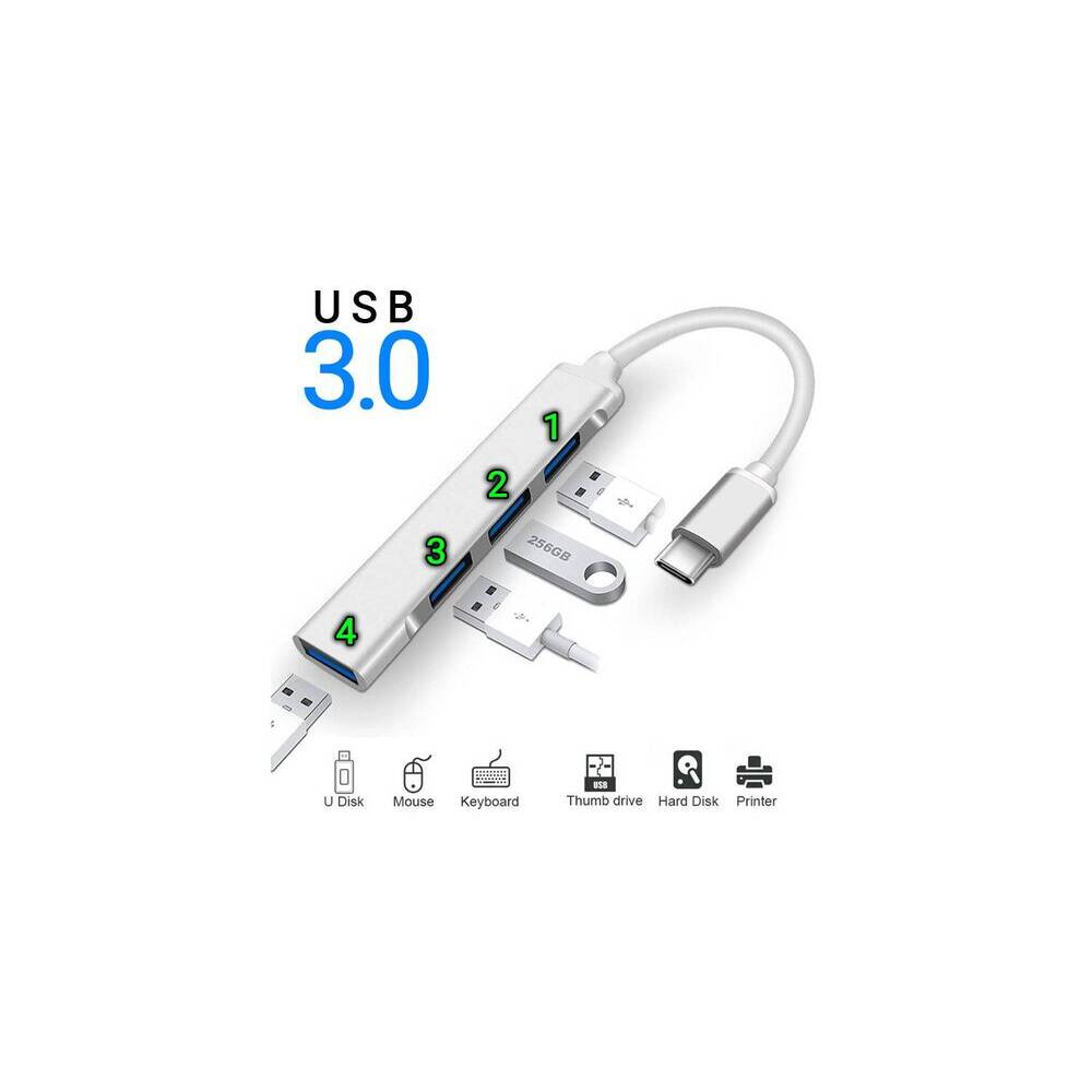 ADAPTADOR TARGUS HUB DE USB-C A 4 PUERTOS USB 3.0