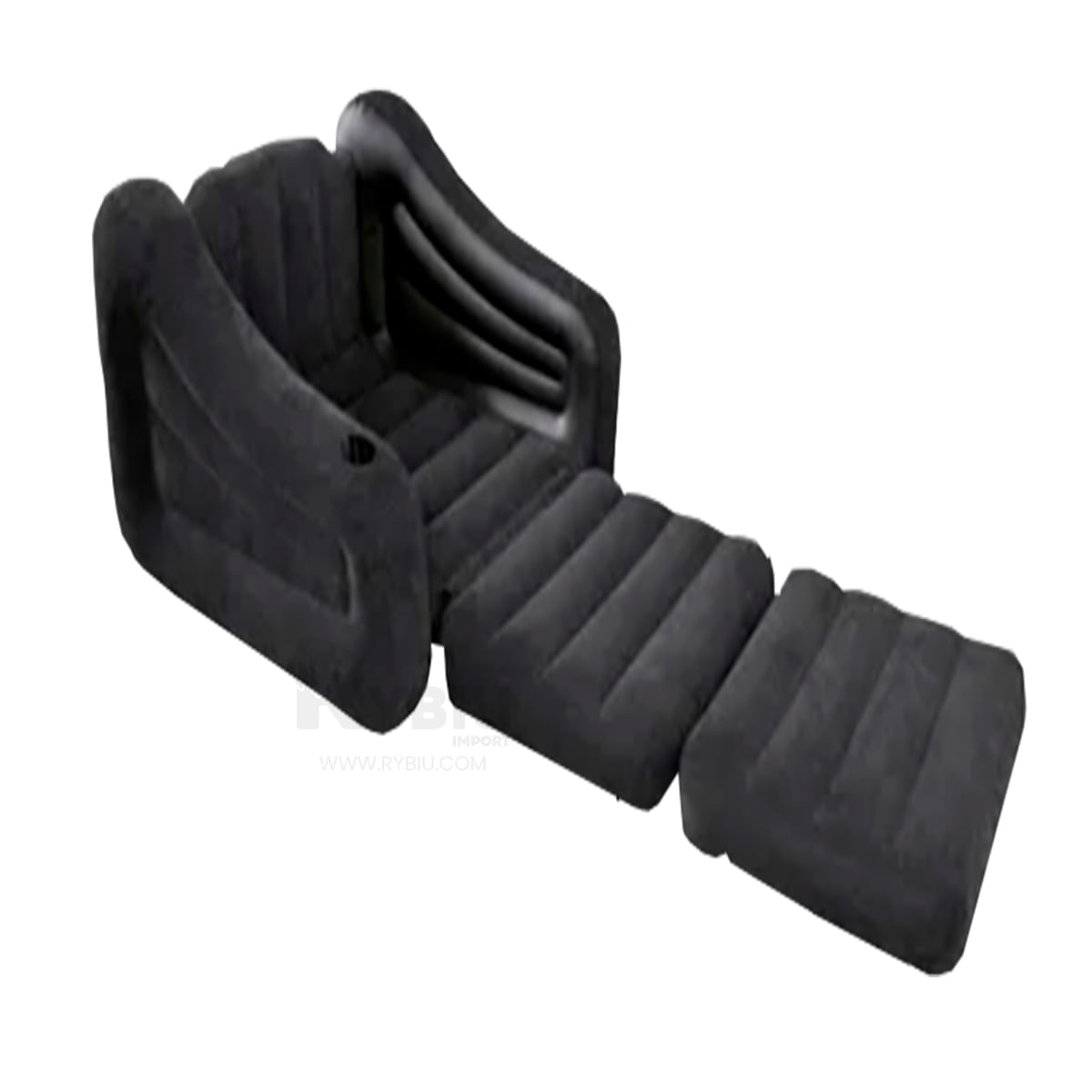 Asiento Cama Personal de Color Negro