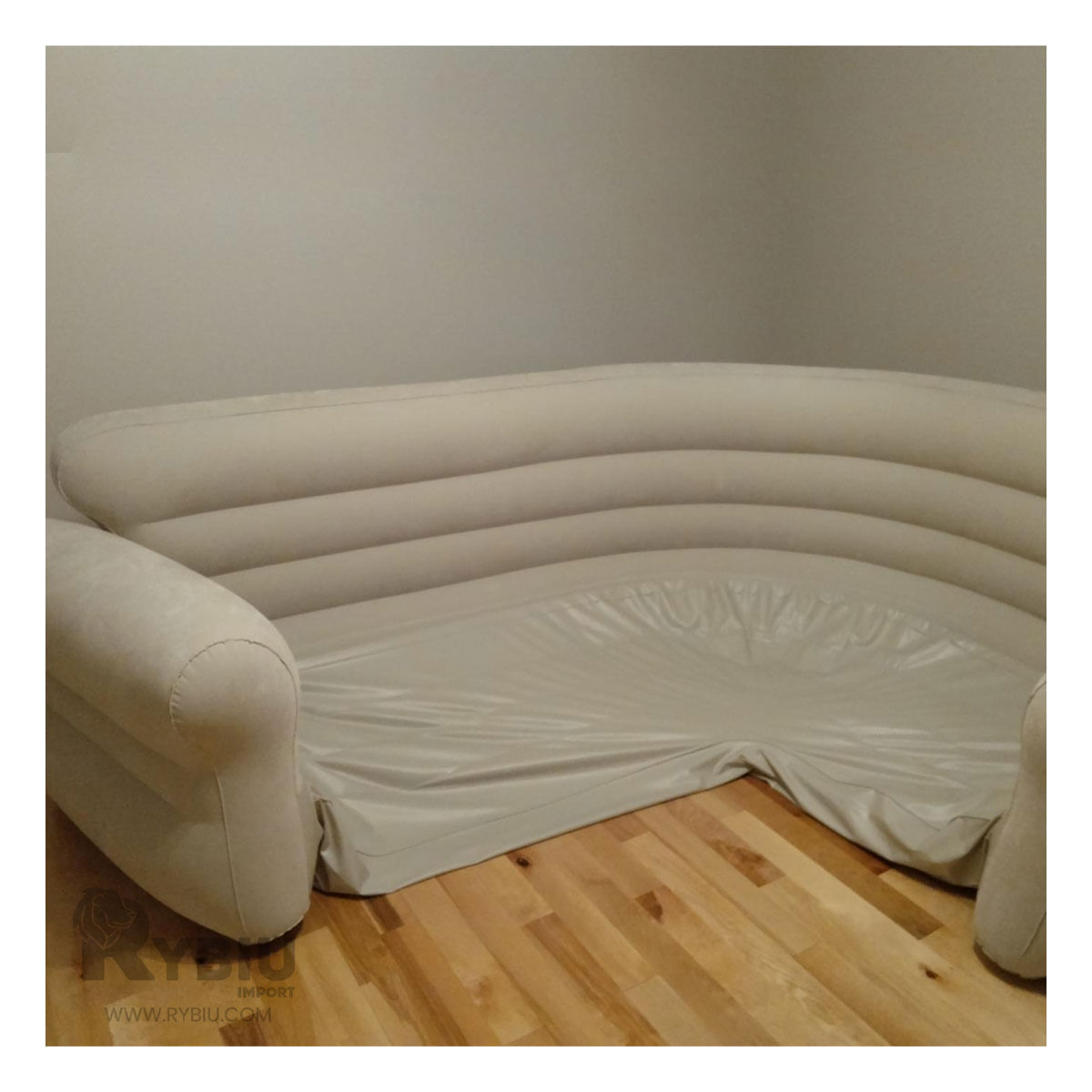 Intex Asiento de Esquina Inflable Color Bronceado