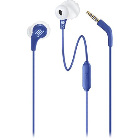 Auriculares Deportivos Alámbricos Jbl Endurance Run Resistentes Al Sudor Azul