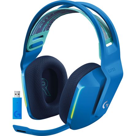 Auriculares Inalámbricos Rgb para Juegos Logitech G G733 Lightspeed Azul Auriculares Inalámbricos Rgb para Juegos Logitech G G733 Lightspeed Azul