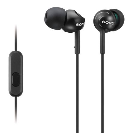 Auriculares Monitor Sony Mdr Ex110Ap para Dispositivos Android Negro