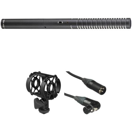 Kit de Micrófono de Cañón Rode Ntg2 con Montura Antivibración y Cable Xlr