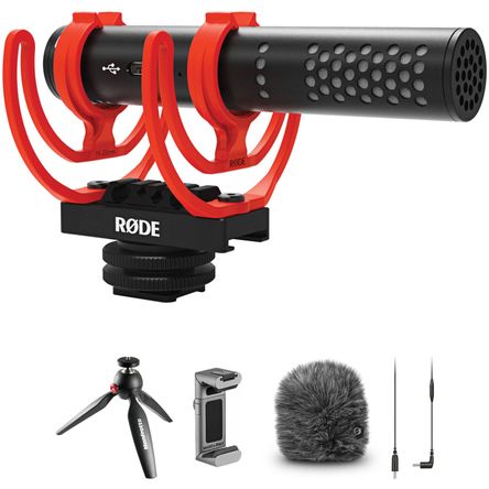 Kit de Micrófono de Cañón Rode Videomic Go Ii para Montaje en Cámara y Smartphones Android