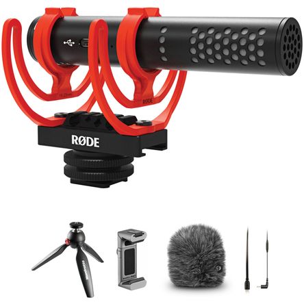 Kit de Micrófono de Cañón Rode Videomic Go Ii para Montar en Cámara para Iphones