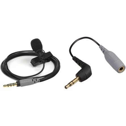 Kit de Micrófono de Condensador Lavalier Rode Smartlav+ con Adaptador Sc3 3.5Mm Trrs a Trs