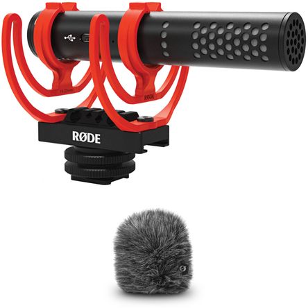 Kit de Micrófono Rode Videomic Go Ii con Protector de Viento de Piel Sintética