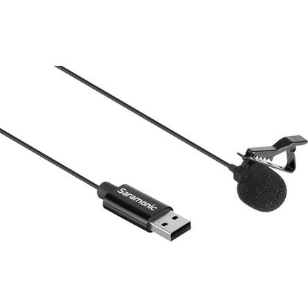 Micrófono Lavalier Usb Omnidireccional Saramonic Sr Ulm10 Cable de 6.5 Pies Micrófono Lavalier Usb Omnidireccional Saramonic Sr Ulm10 Cable de 6.5 Pies