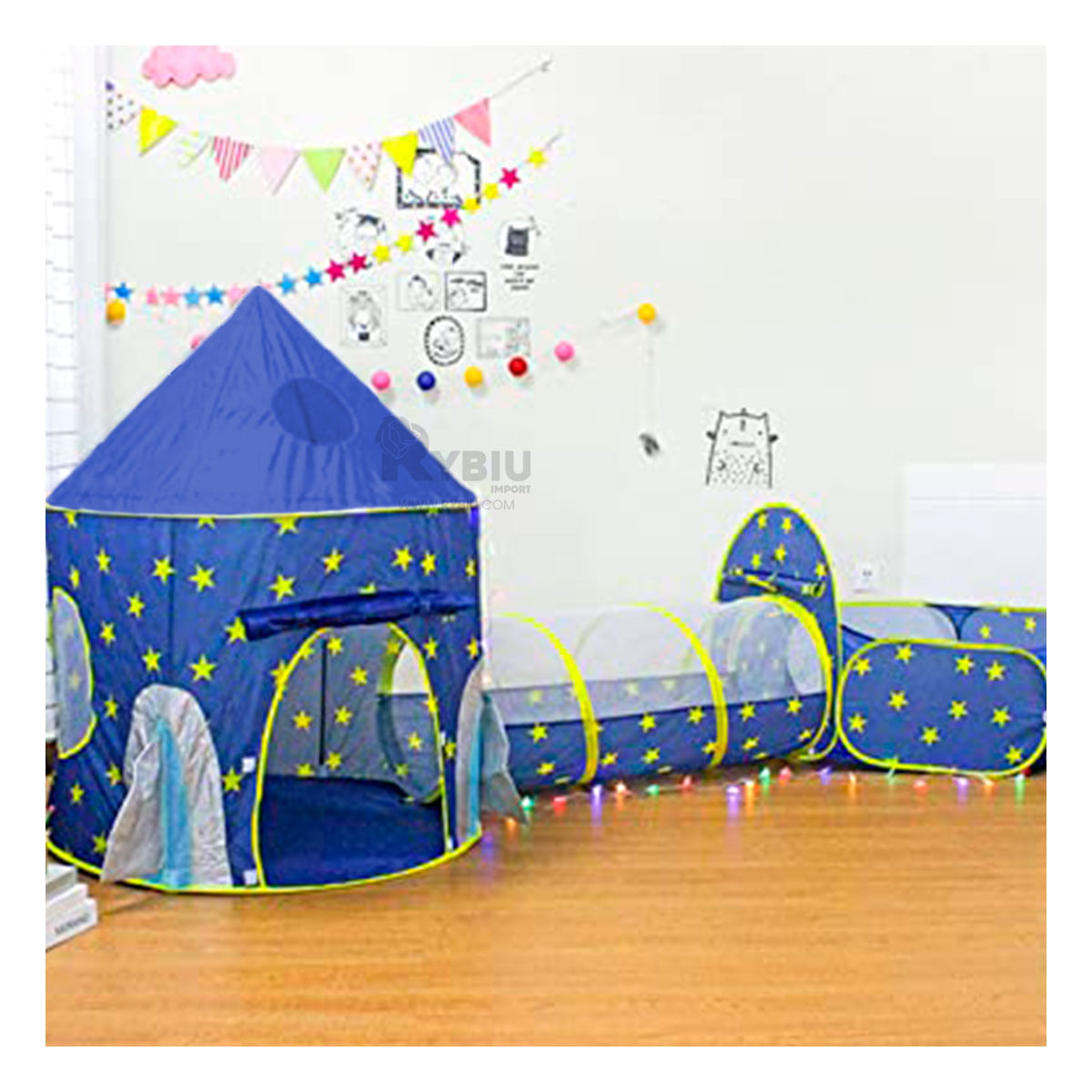Juguete 3 Piezas de Carpa Azul para Creatividad