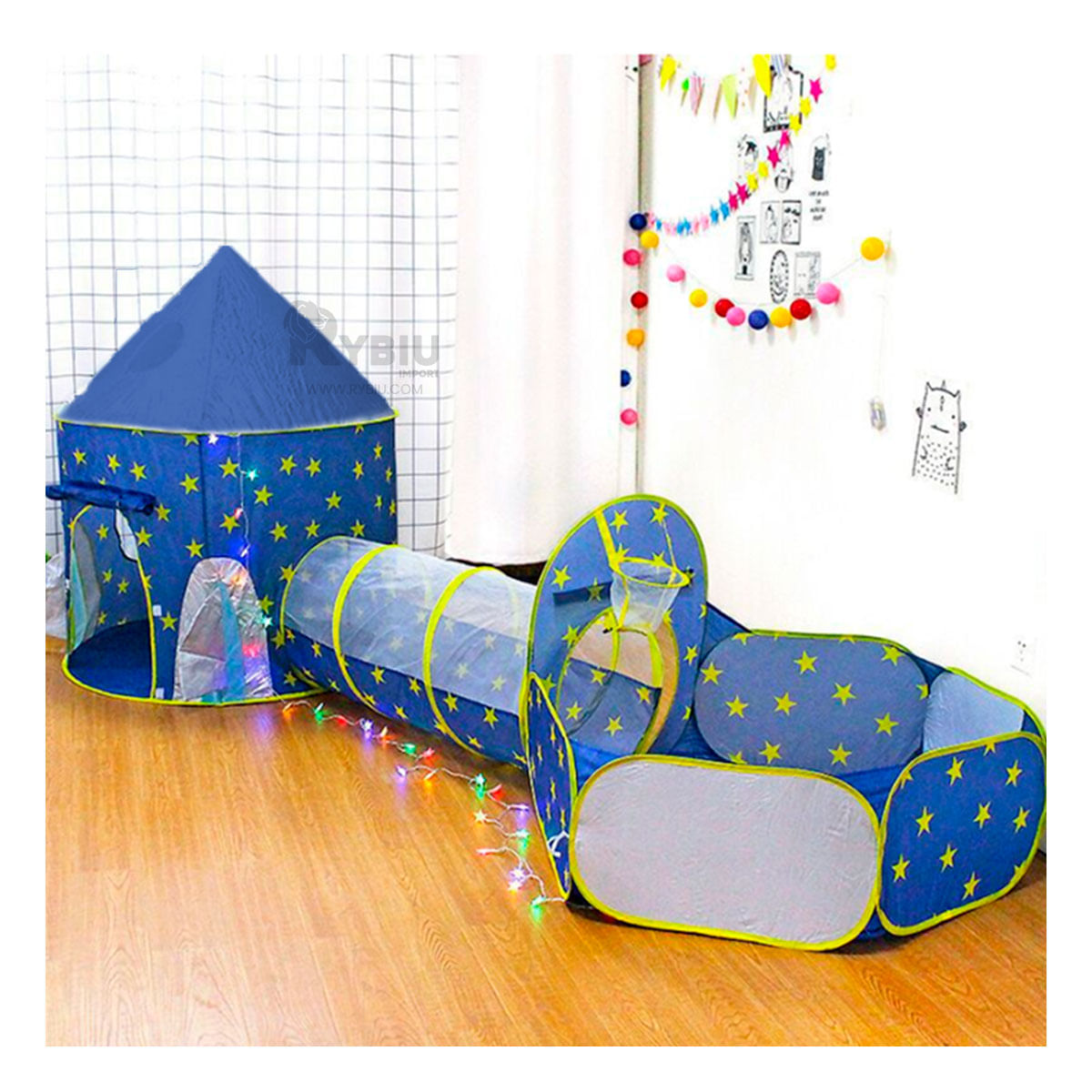 Juego de Carpa Azul Seguro Infantil