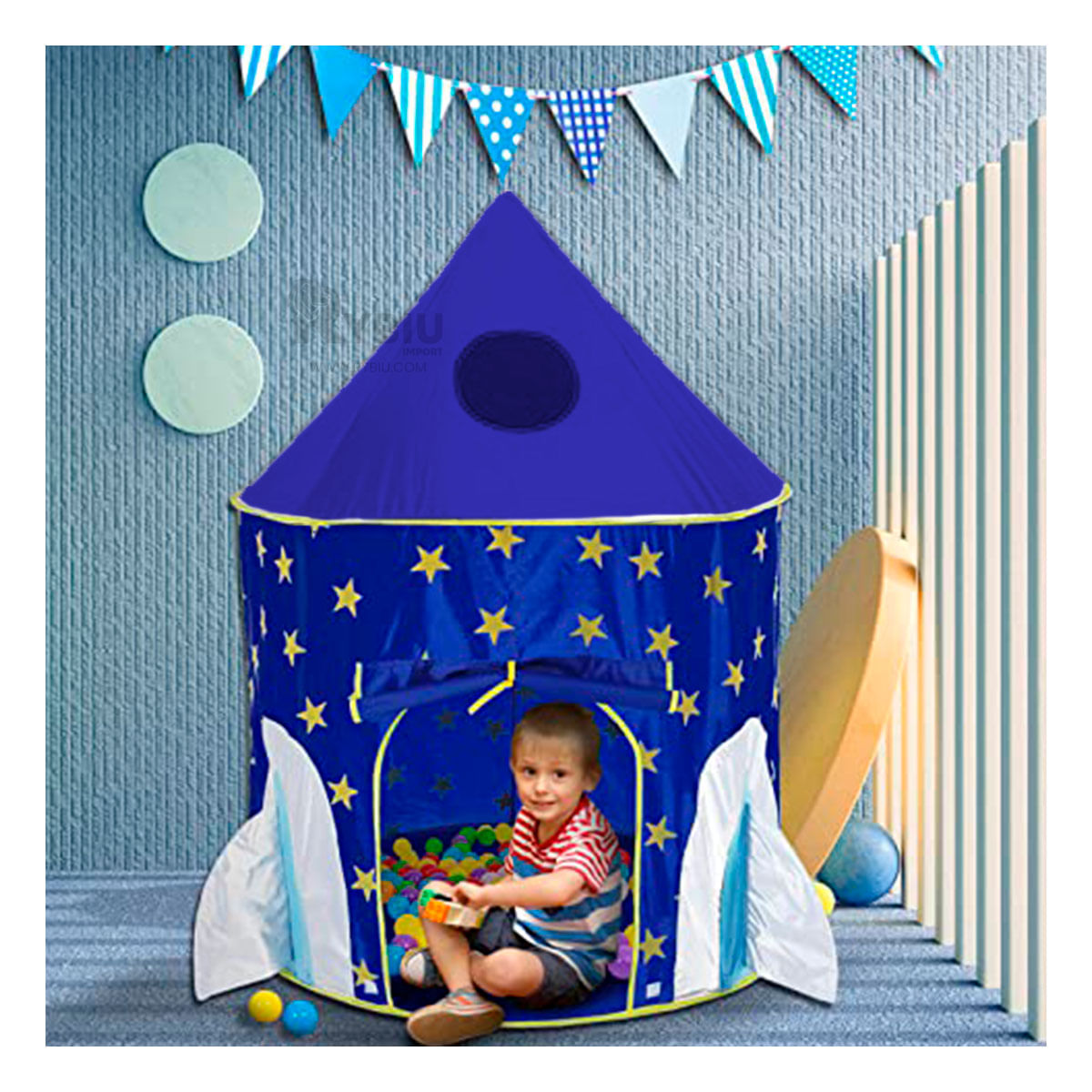 Aprendizaje Ludico con Juego de Carpa Azul