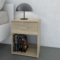 Velador Moderno Sisley 1 Cajón TU MESITA