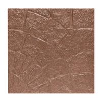 Piso Cerámico Tipo Piedra Praga Terracota 40x40cm 0.32m2 Spazio