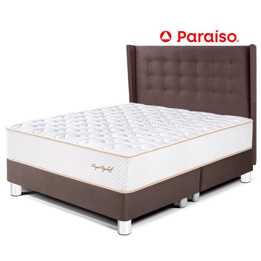 Dormitorio Royal Elizabeth Queen Cabecera Gold Chocolate