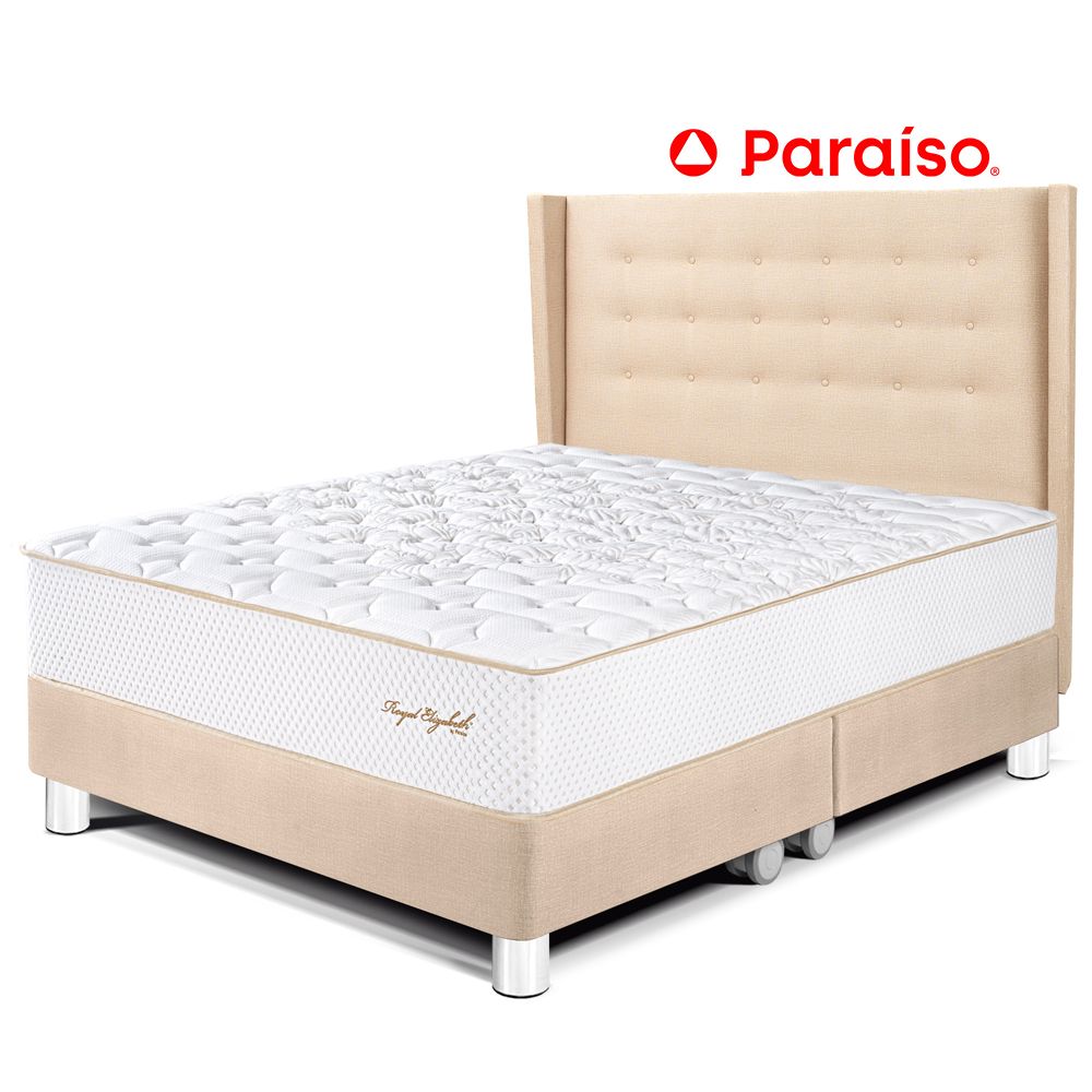 Dormitorio Royal Elizabeth Queen Cabecera Gold Champagne