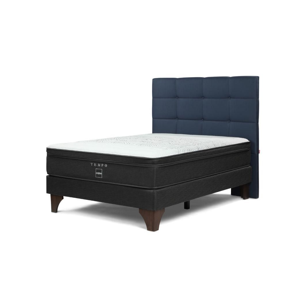 Dormitorio Europeo Tempo 2 Plazas Issey Azul