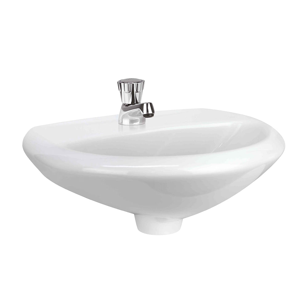 Lavatorio Eco Blanco Brillante Trebol