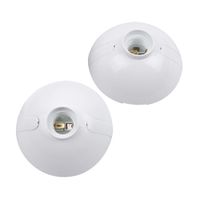 Socket Oval Werken Blanco E27 de Polipropileno/Acero