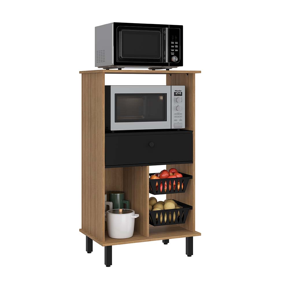 Mueble de Cocina Modular Orange para Microondas con Cajonera 140cm