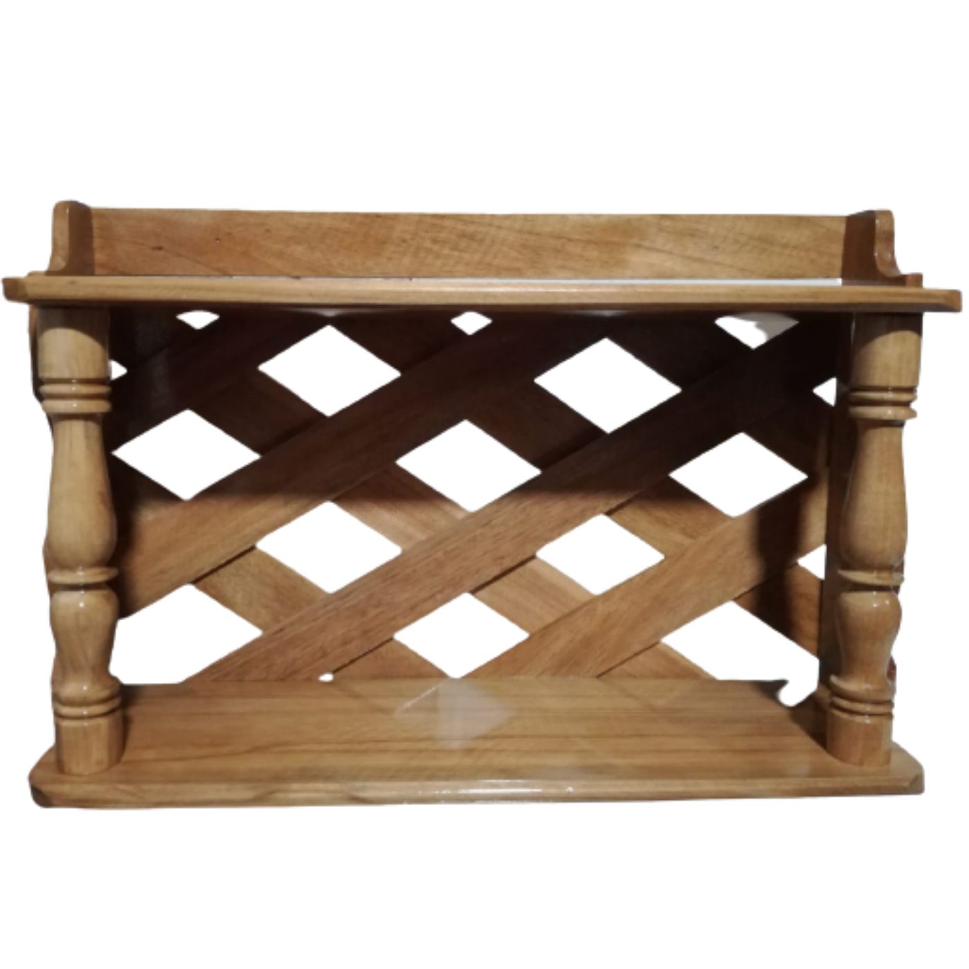 Repisa Multiusos Flotante Nordic Pine de Madera 2 Niveles Natural